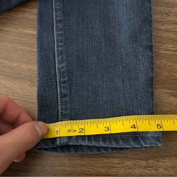 ❤️ PAIGE Dark Blue Verdogo Ankle Skinny Jeans 27 - Picture 12 of 12